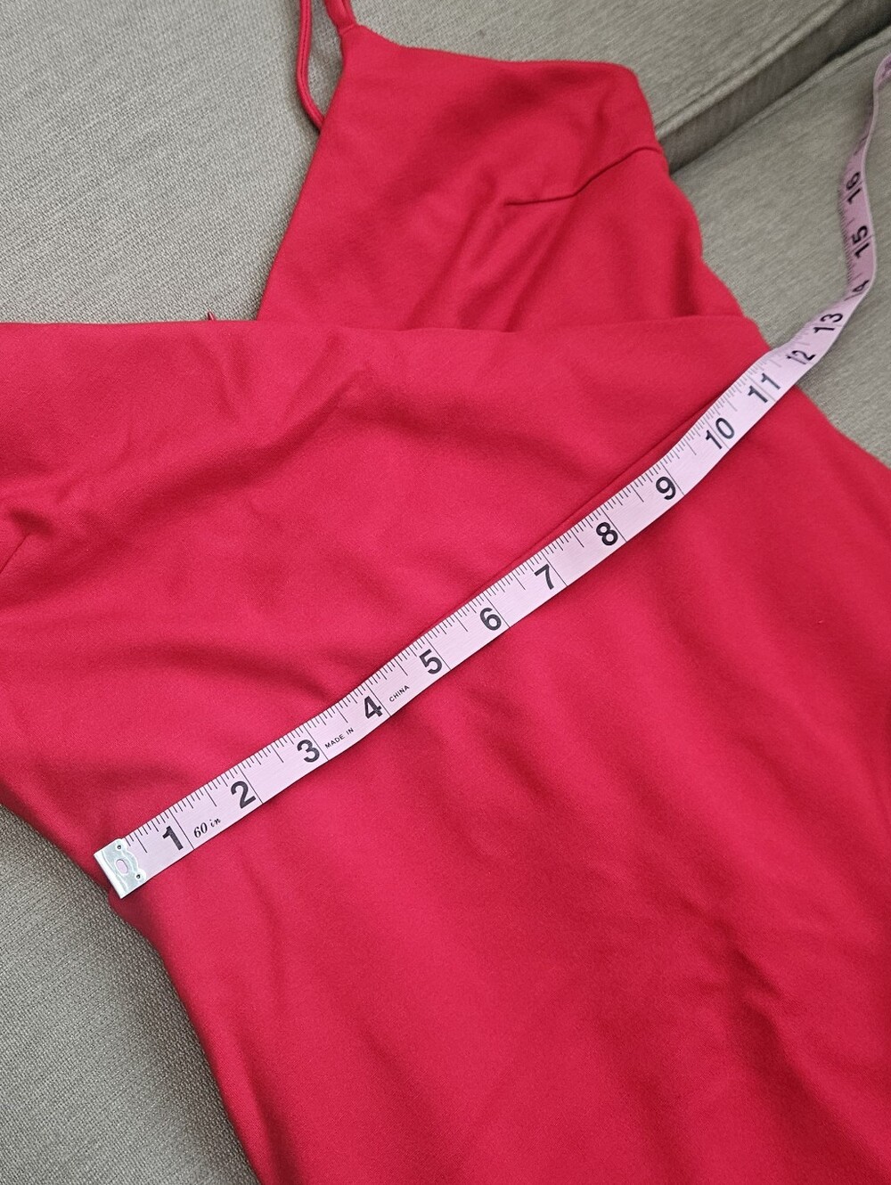 Lulu's Red Spaghetti-Strap Ruffle Mini Dress - Picture 11 of 11
